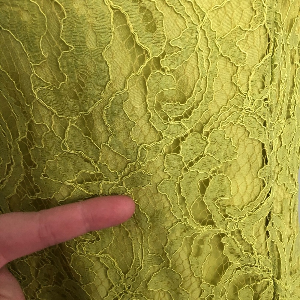 Lovers + Friends Lime Green Sure Thing Ruffle Slip Dress Size XS - Picture 5 of 9